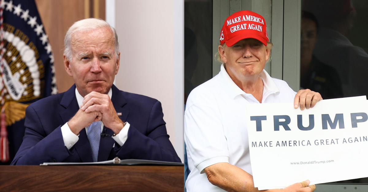 Trump Posts Petty AF 'Get Well' Message To Biden After Rebound Case–And Yeah, That Tracks