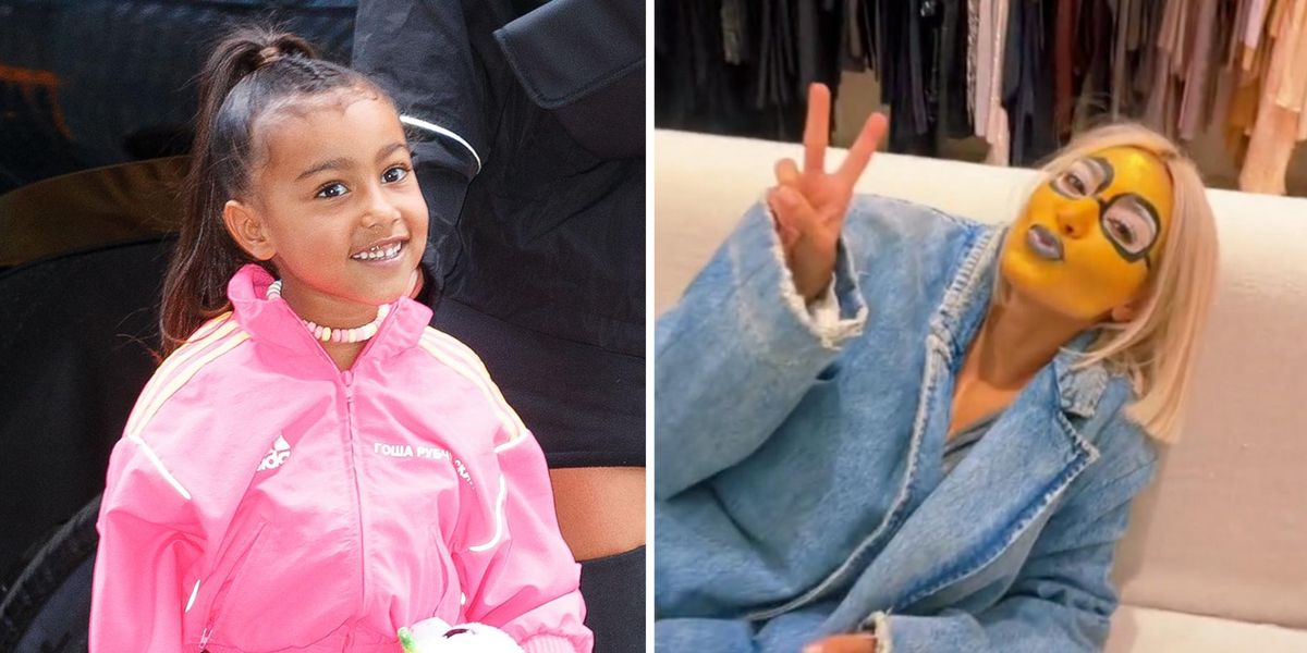 North West Turned Kim Kardashian Into a Minion