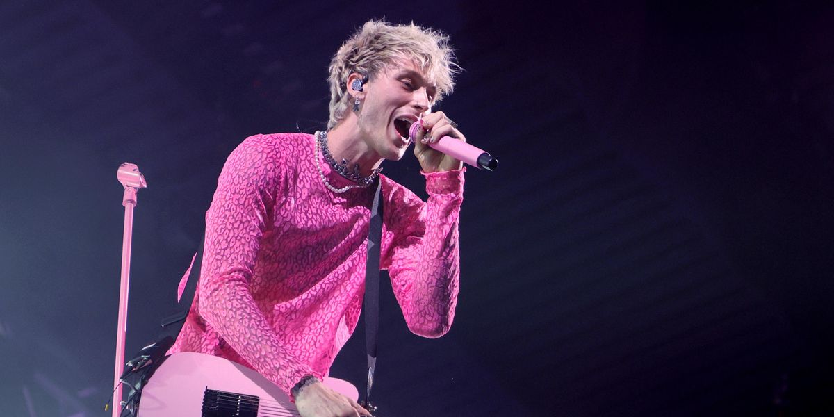 Machine Gun Kelly's Tour Bus Vandalized With Homophobic Slur