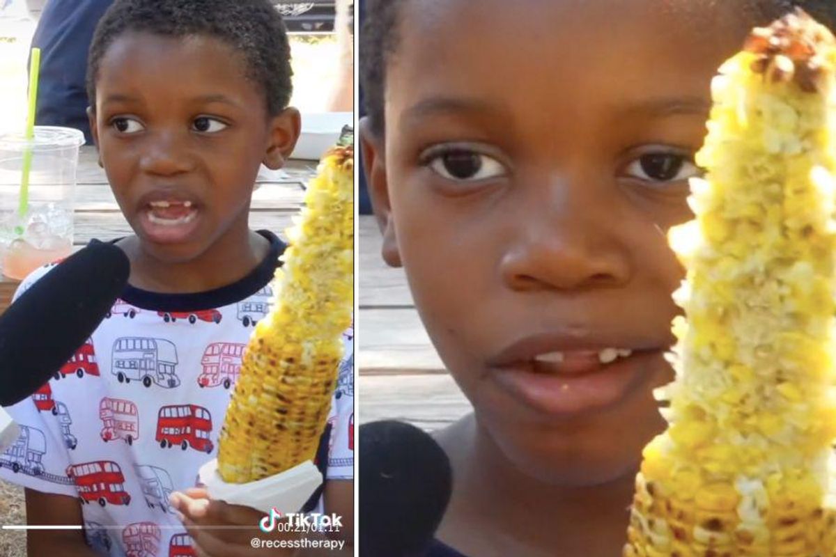 corn, recess therapy, viral videos