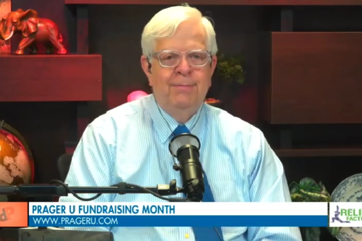 Dennis Prager Can't Prove 2020 Election Fraud, Just Feels It In His Heart, Like God Or Santa