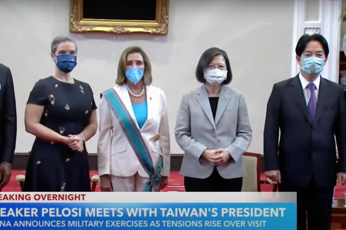 Nancy Pelosi Goes To Taiwan, Uh Oh, That's A Warrin'!
