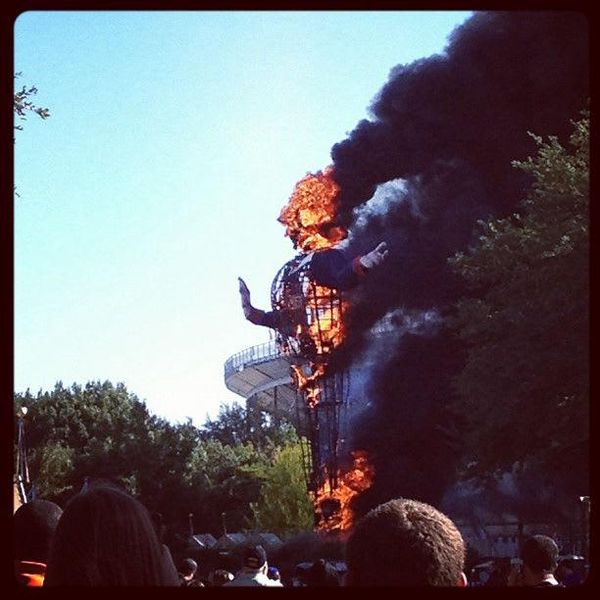 Giant 'Big Tex' statue burns down after 60 years as State Fair icon