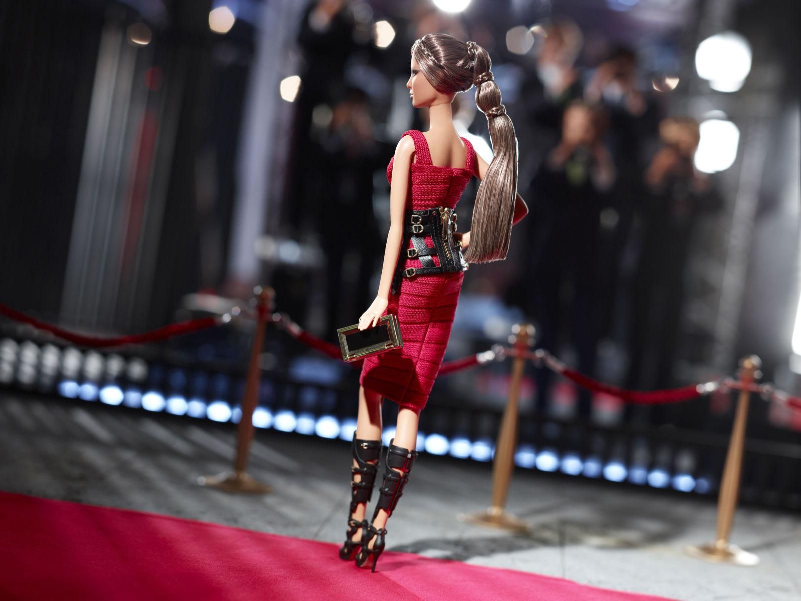 Dress like Bandage Barbie: Hervé Léger creates real doll with