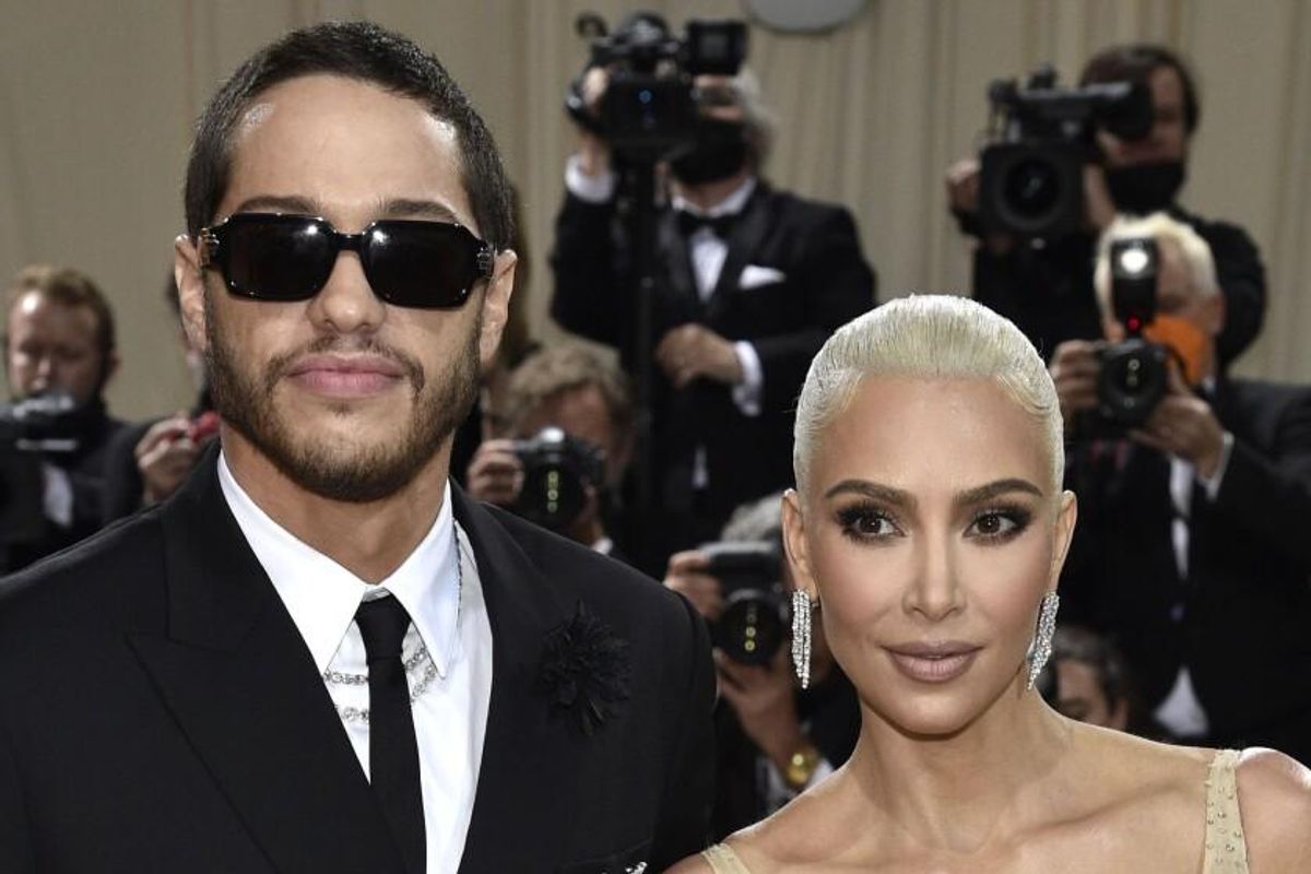 Kim Kardashian and Pete Davidson