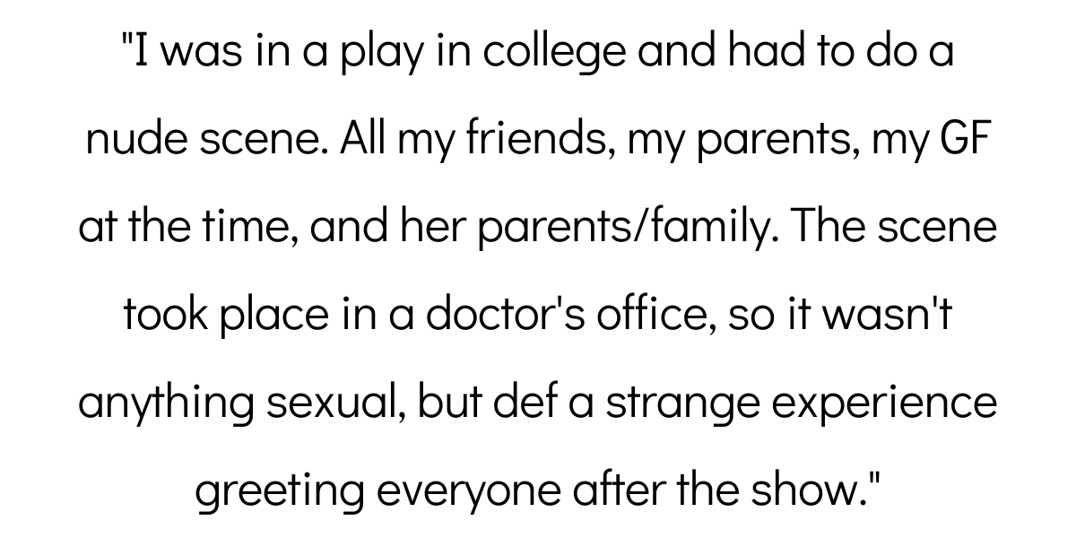 People Who Have Stripped Down In Front Of Their Friends Share Their Experiences