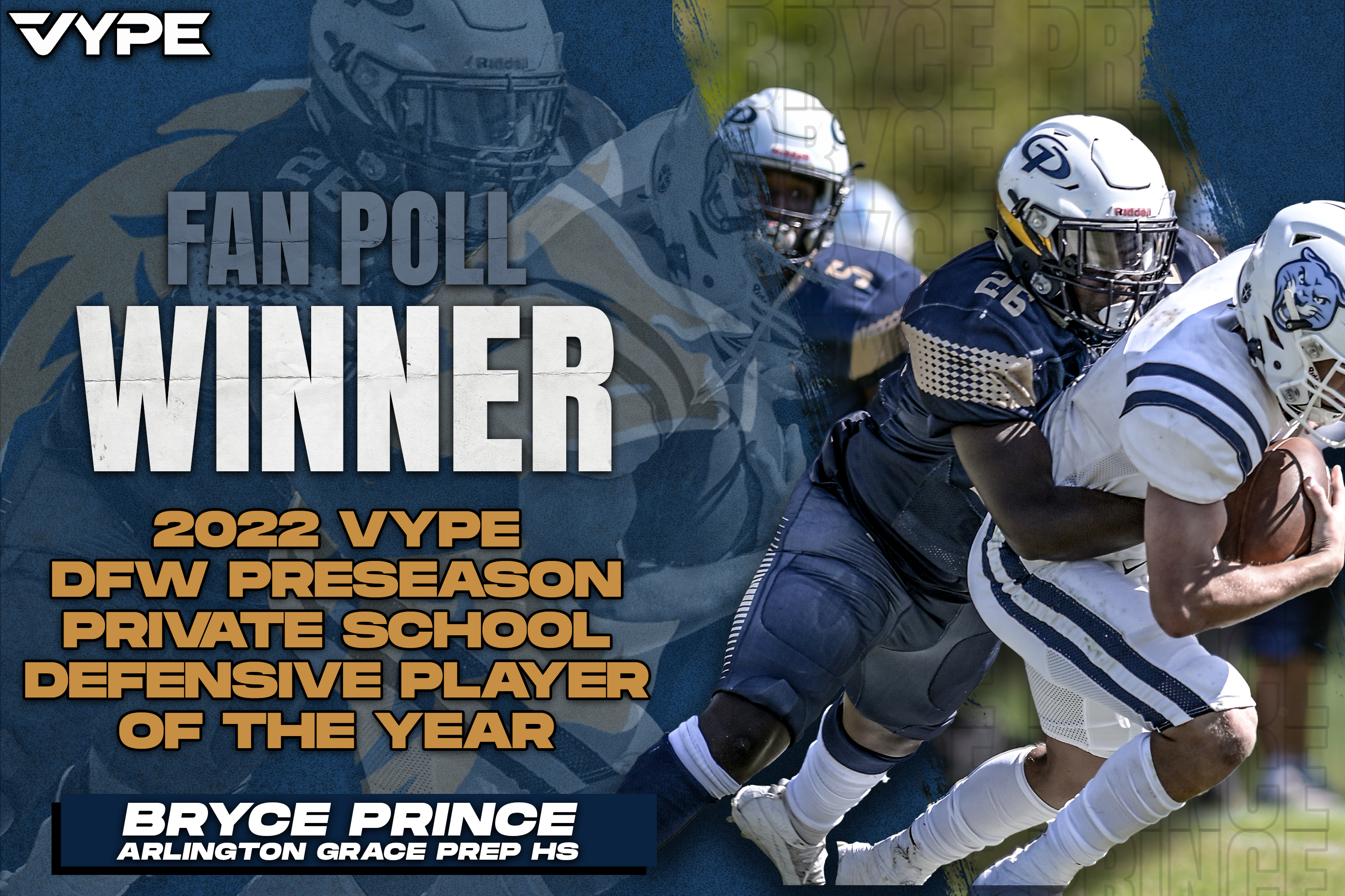 VYPE DFW 411 with Arlington Grace Prep's Bryce Prince