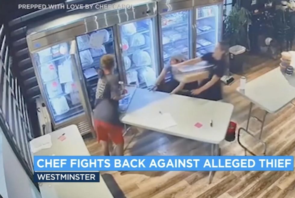 WATCH: ‘Mama bear just sprung into action’: Instincts kick in for mother, daughter who fight intruder in their store — and it’s all caught on video