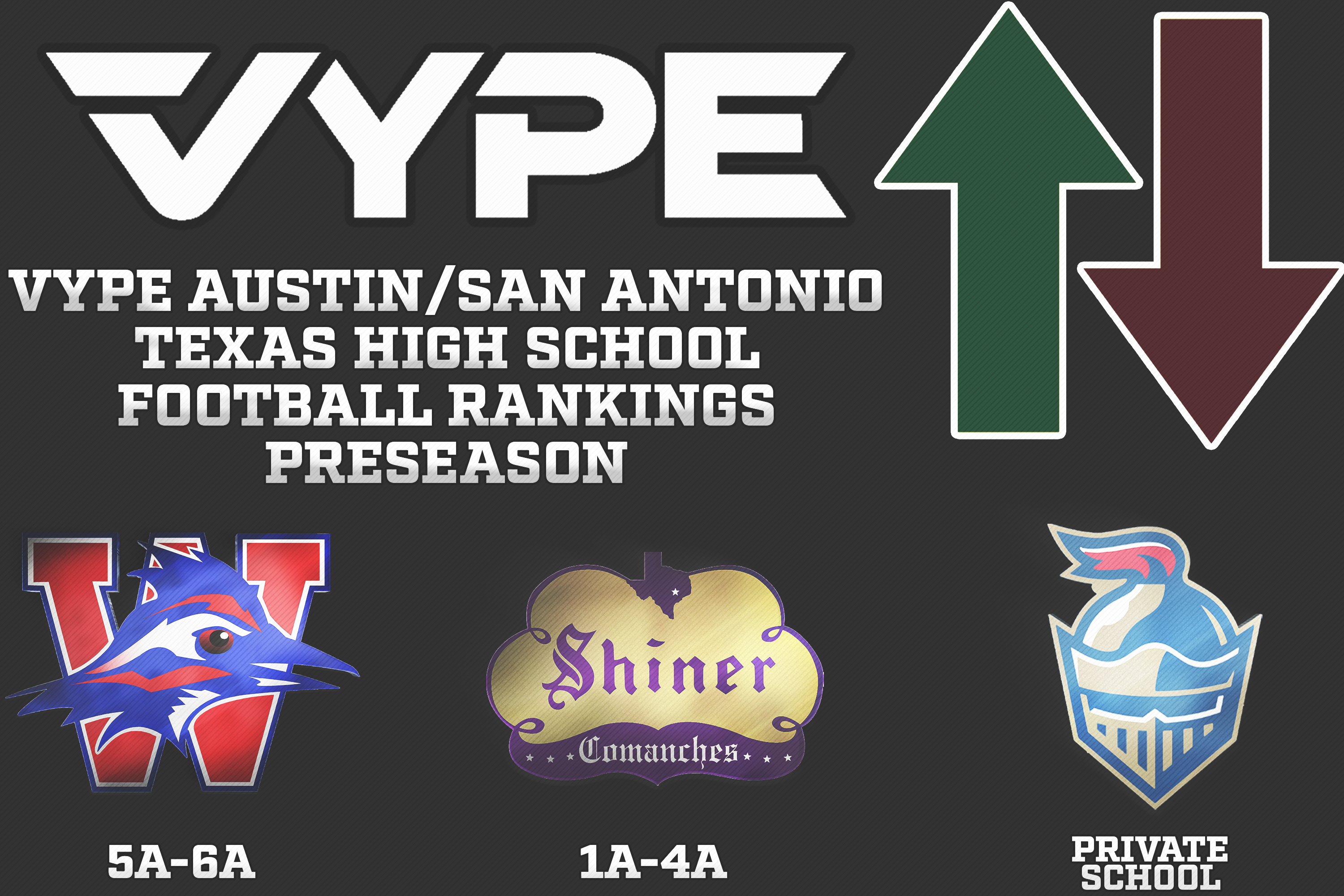 VYPE ATX/SATX Preseason Football Rankings
