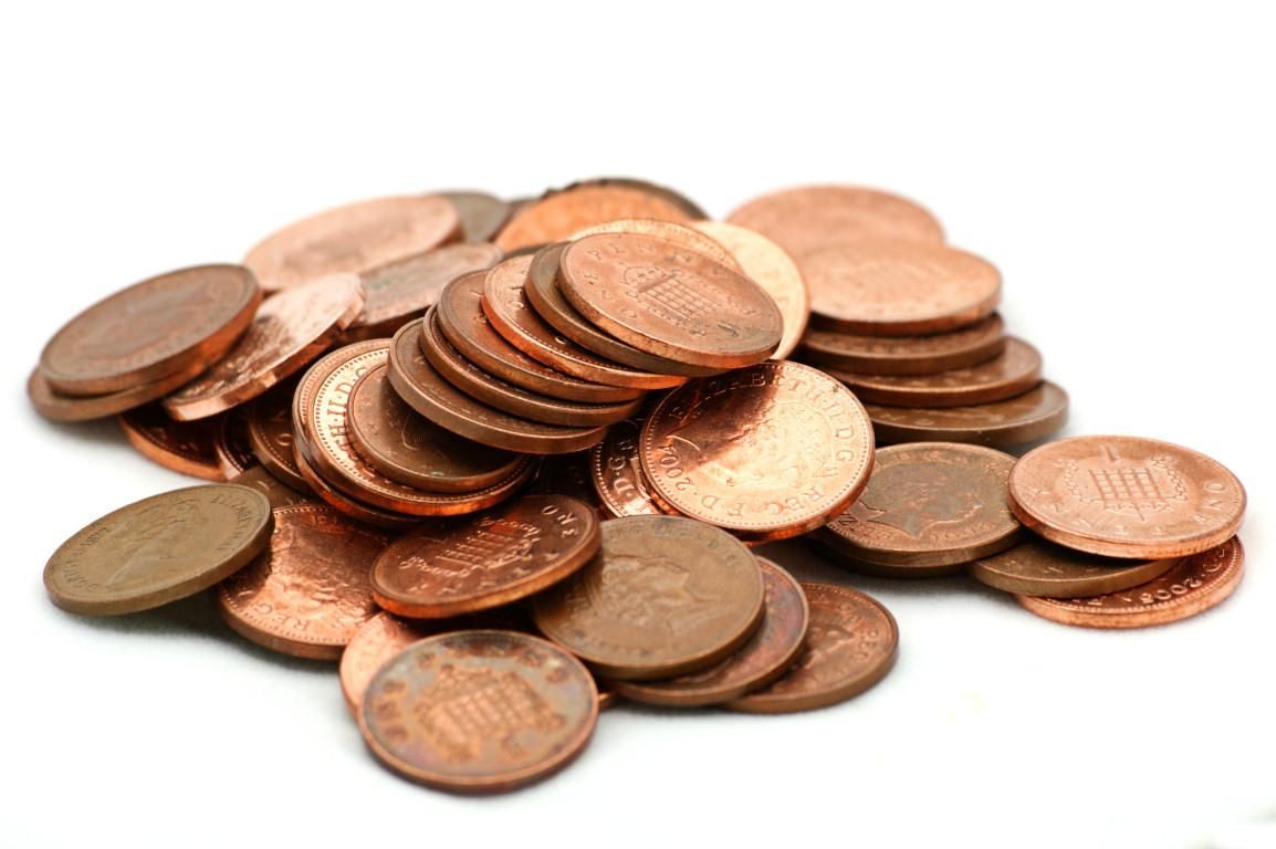 How many pennies are in 100?