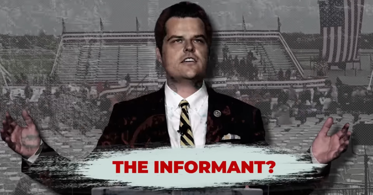 Matt Gaetz's Primary Opponent Accuses Him Of Being Mar-A-Lago Informant In Brutal Ad