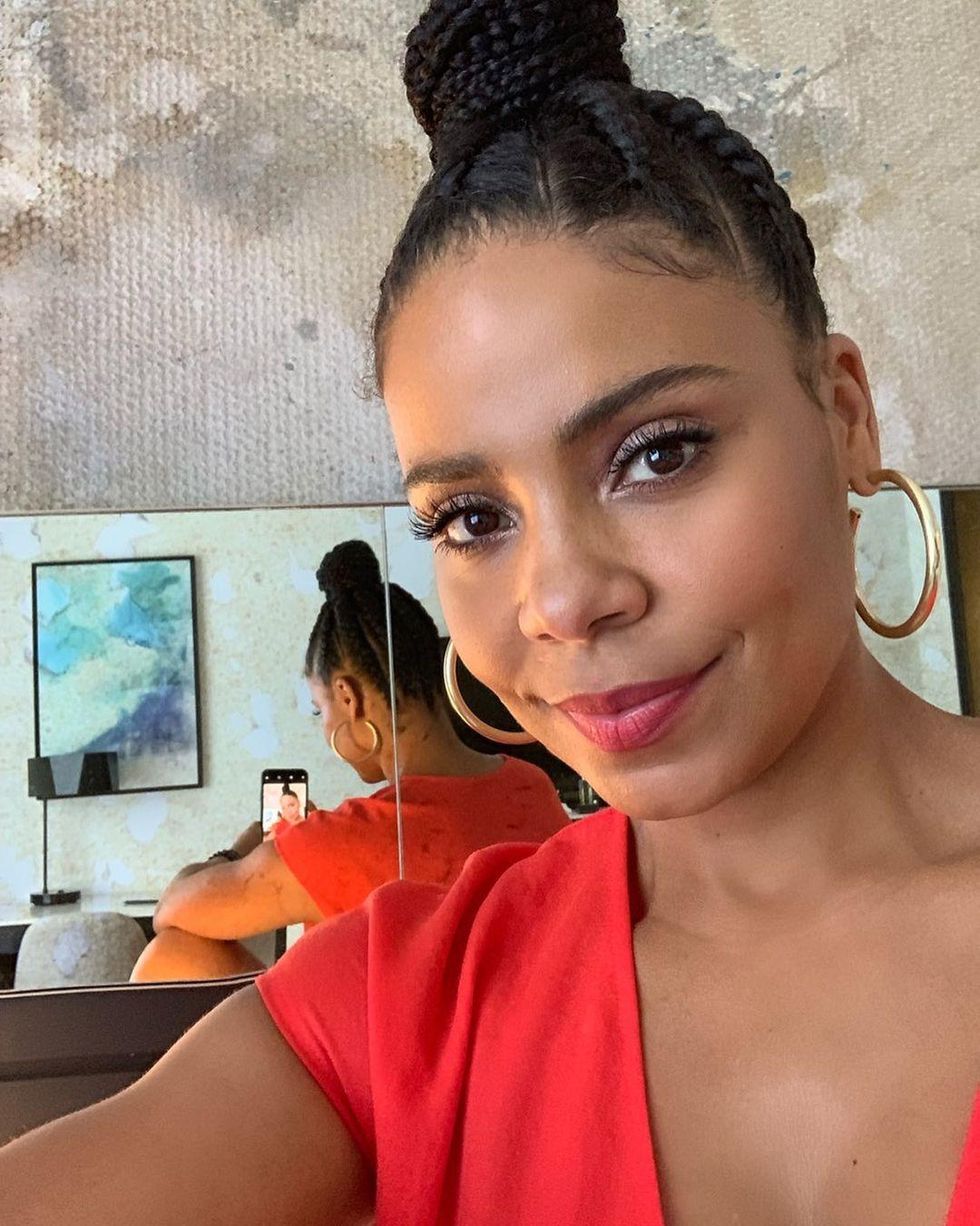 Sanaa Lathan - The - Image 4 from Best Celebrity Summer Hair to Inspire  Your New 'Do