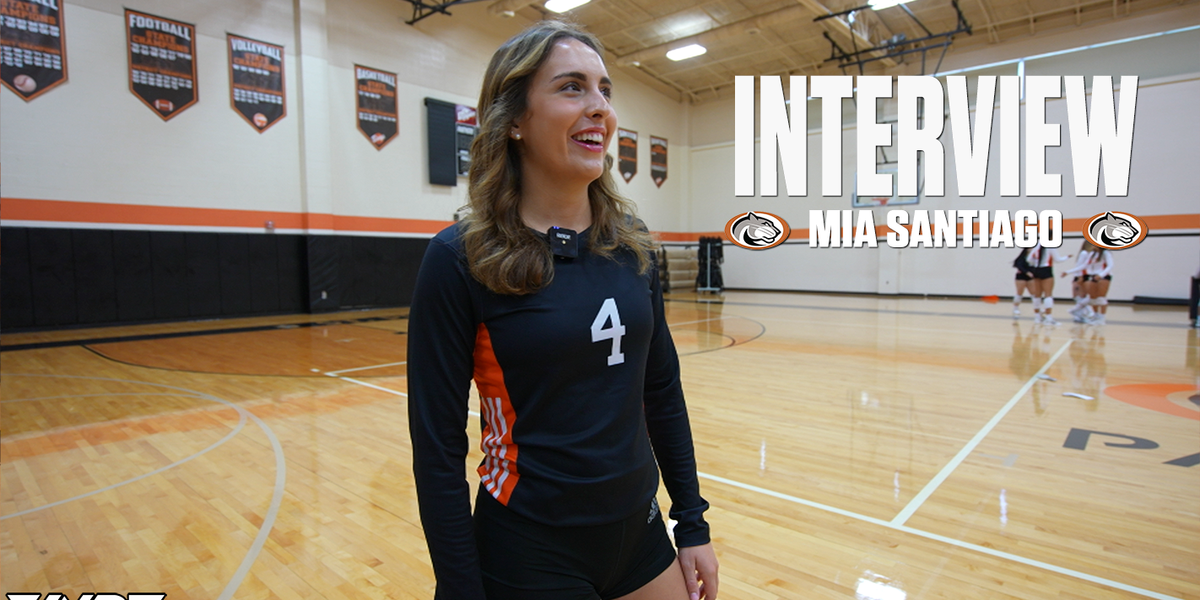 VYPE Campus Corner St. Pius X Volleyball Player Mia Santiago VYPE