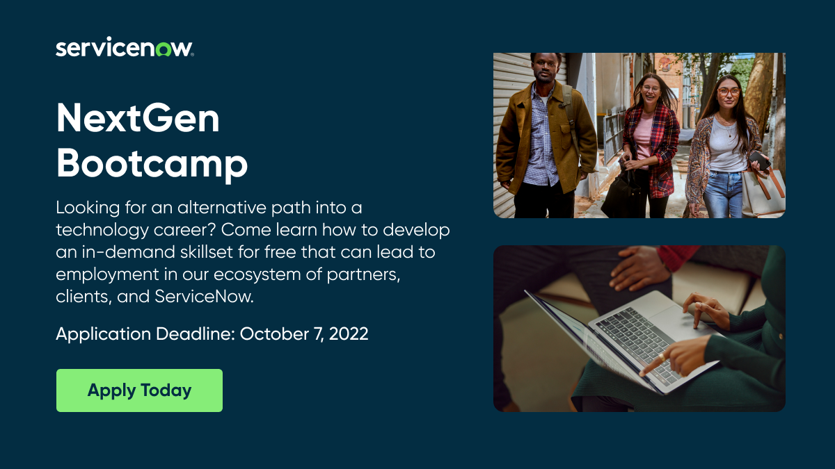 ServiceNow NextGen Bootcamp