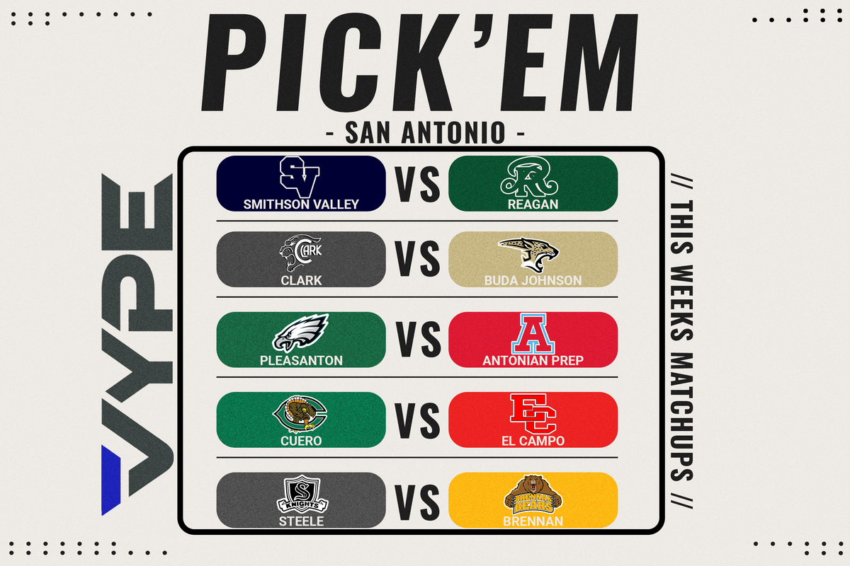 VYPE San Antonio Week 1 Pick 'em