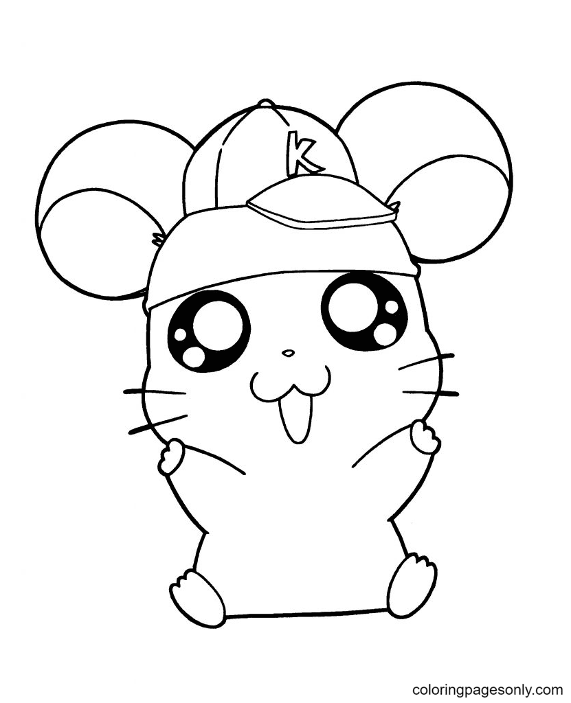 Hamster, squirrel, and hummingbird coloring page, which coloring page will your children like best?