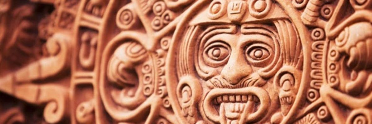Aztec Calendar on a wall