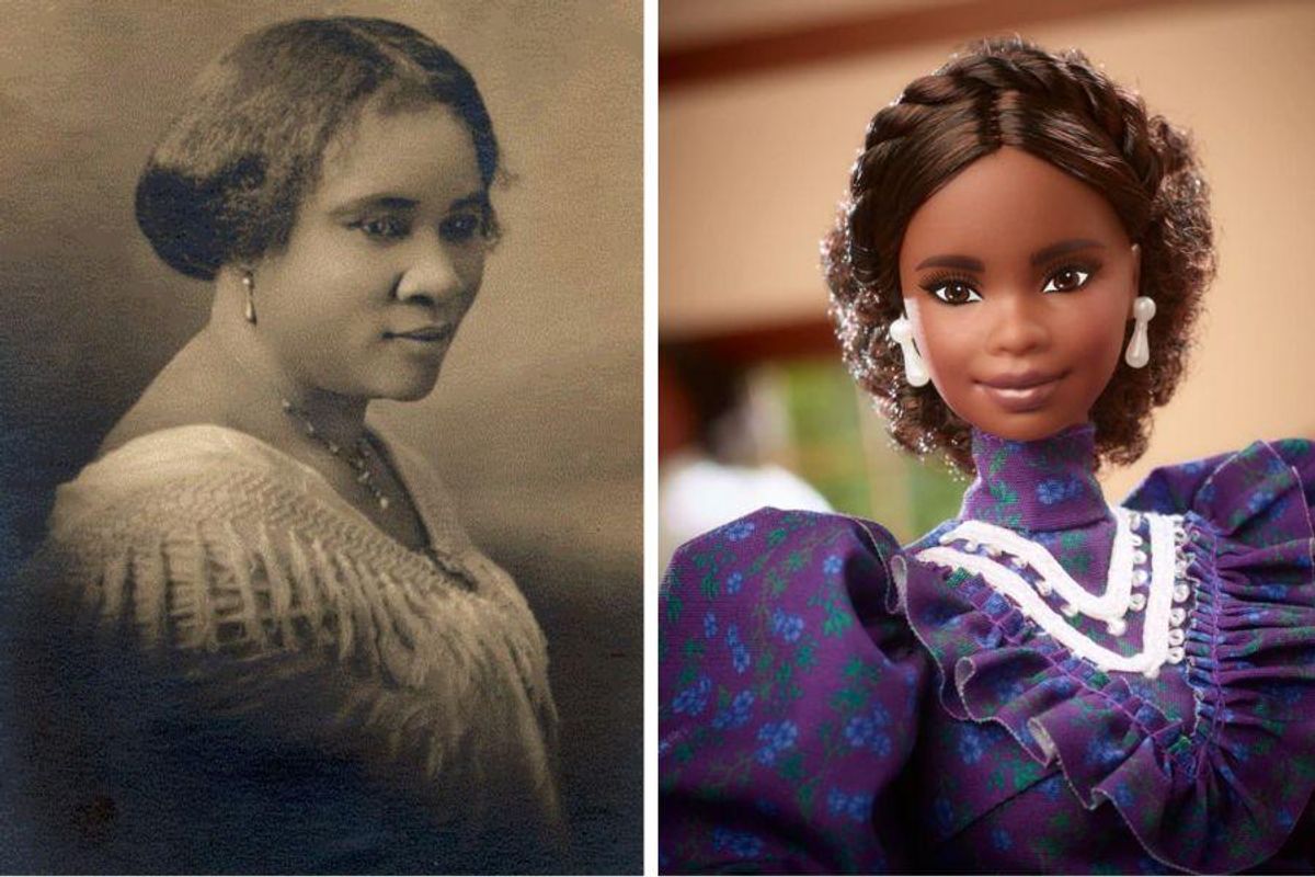 self made netflix, cj walker barbie