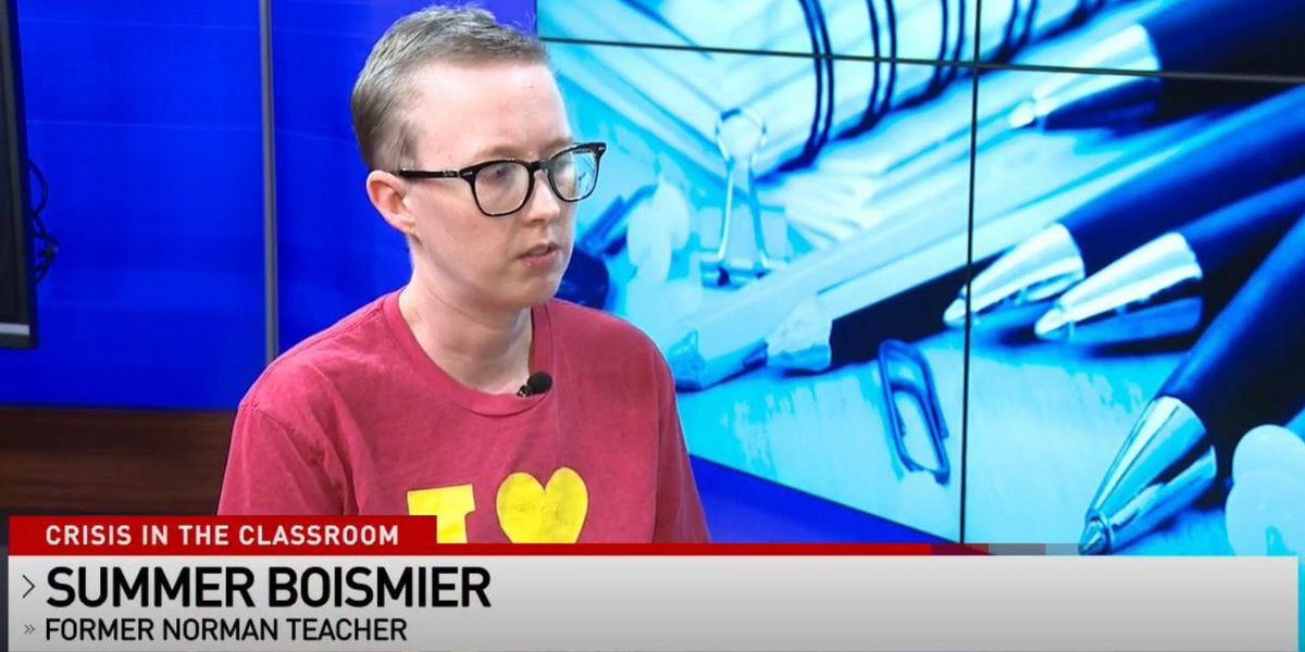 Oklahoma teacher resigns after sharing a QR code for an online library