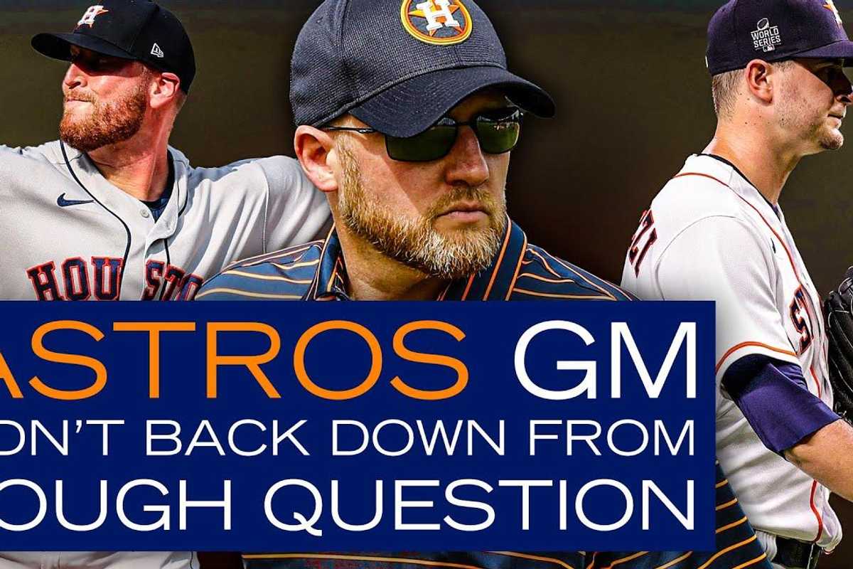 Let’s take a moment to admire this honesty from Astros GM to a tough question