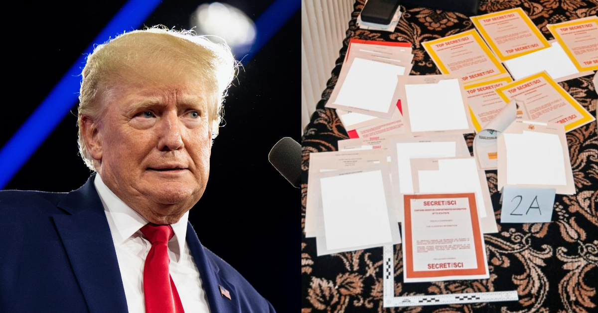 Trump Mocked For His Petty AF Response To DOJ's Mar-A-Lago Documents Photo
