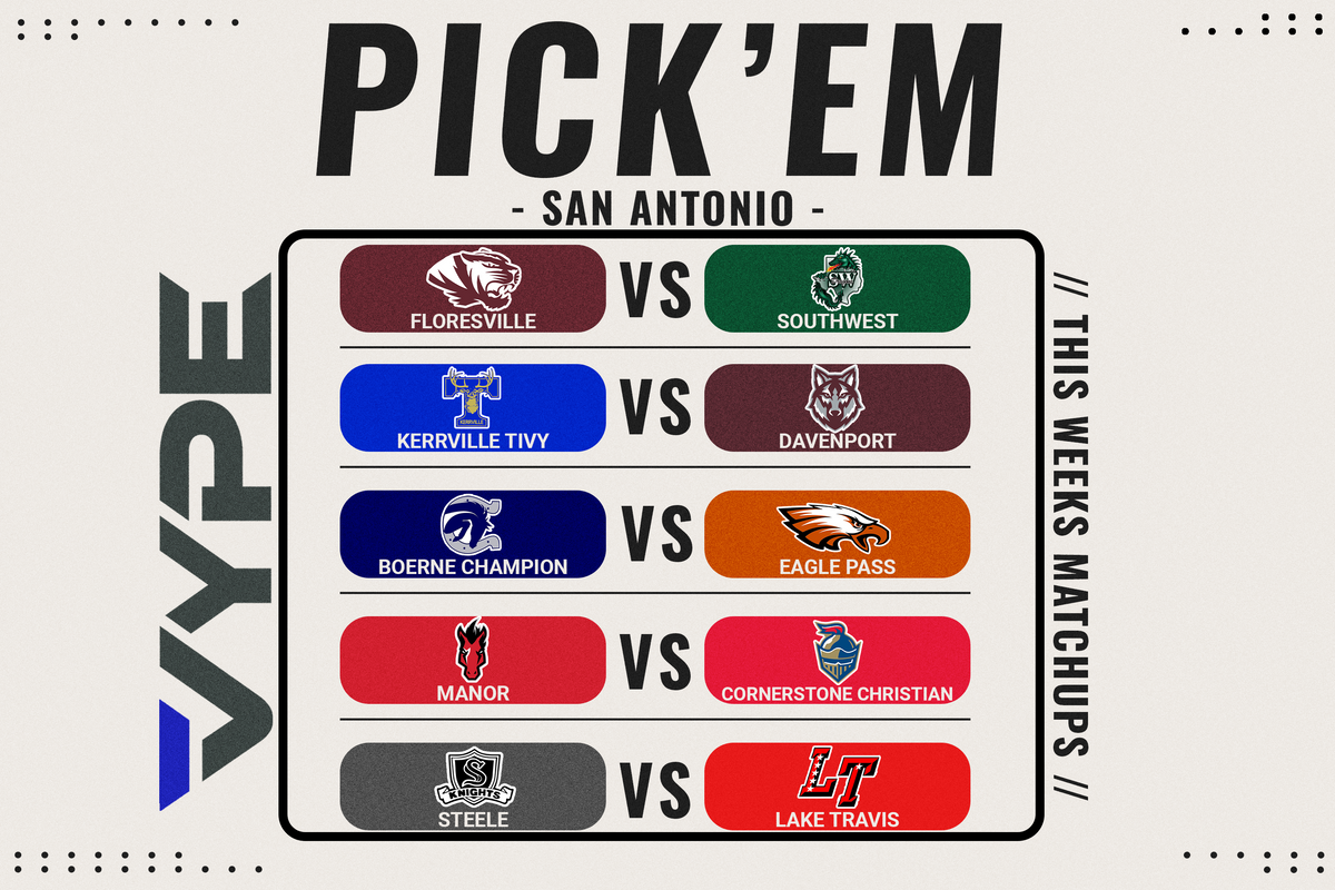 VYPE San Antonio Week 2 Pick 'em
