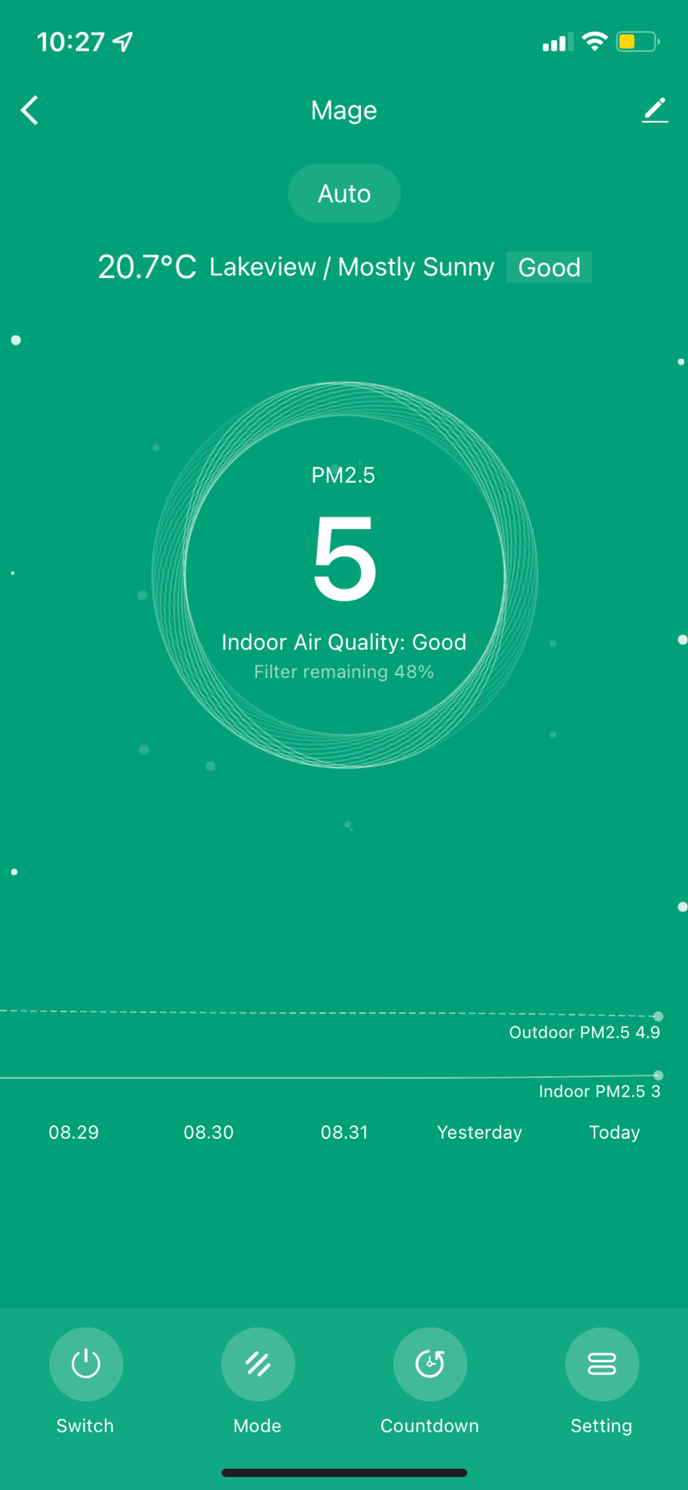 a screenshot of afloia home app