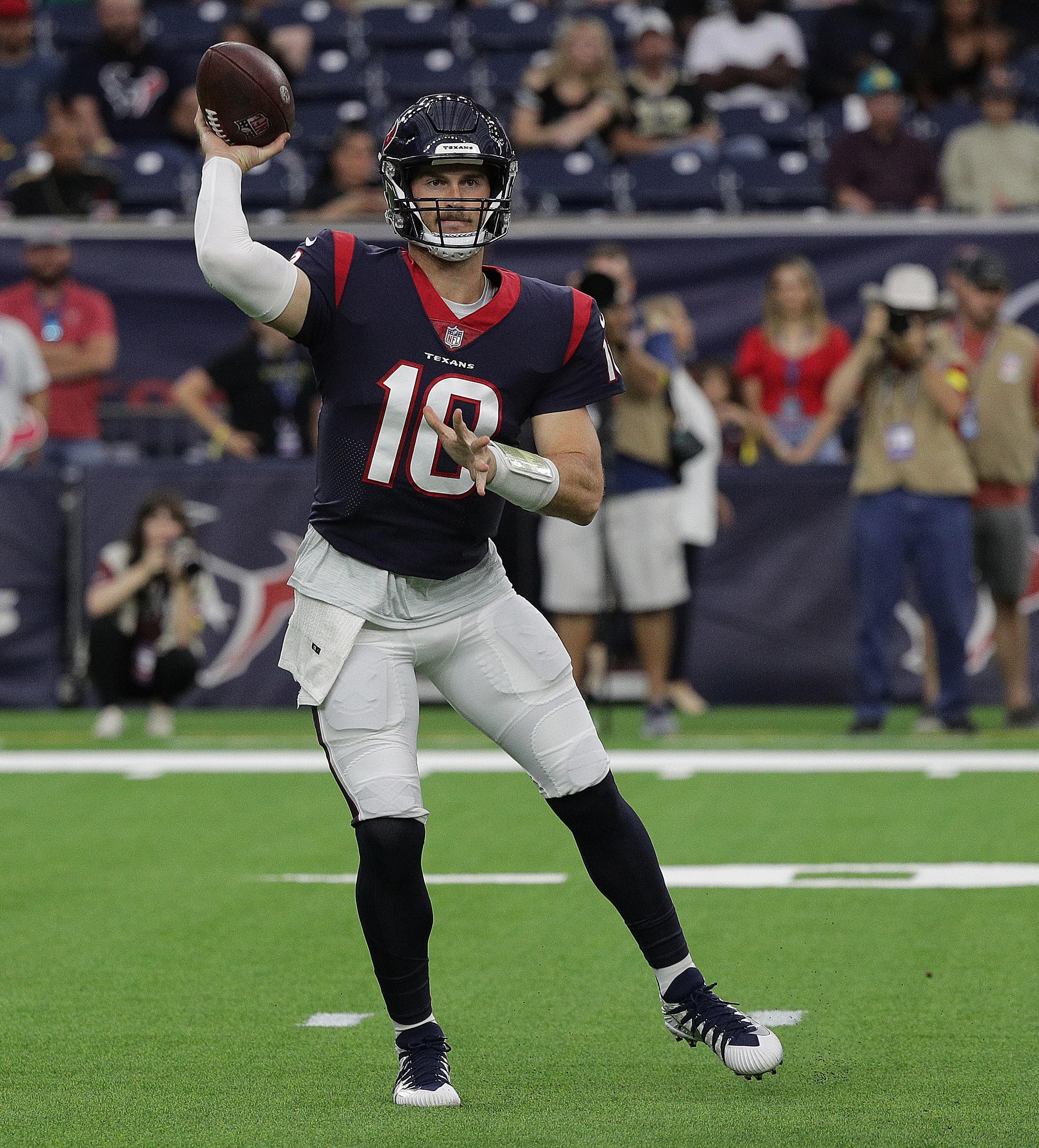 Houston Texans QB Davis Mills added to injury report