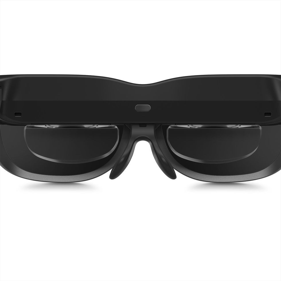 a closeup of the inside of \u200bLenovo Glasses T1 Wearable Display