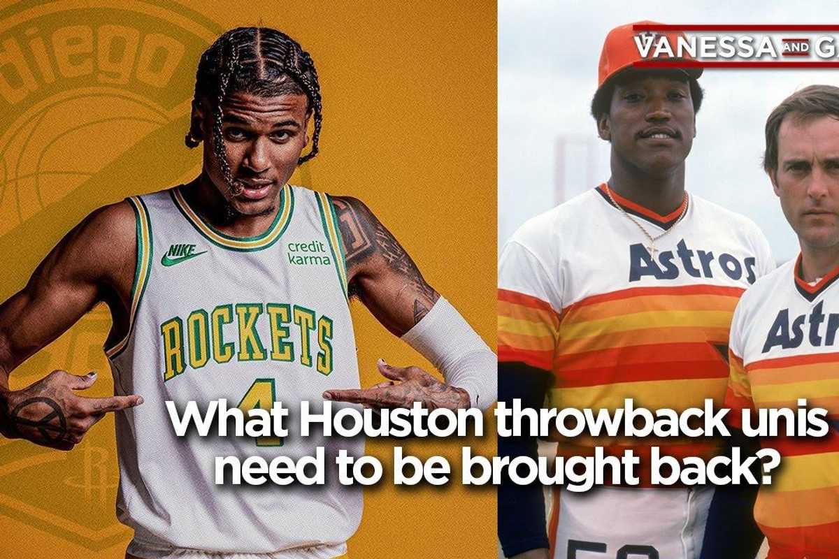 Here are the top Houston sports uniforms that must be brought back