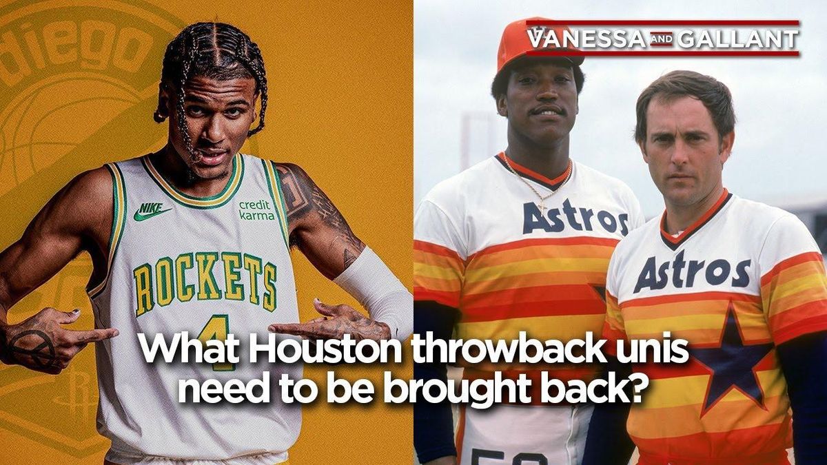 Here are the top Houston sports uniforms that must be brought back