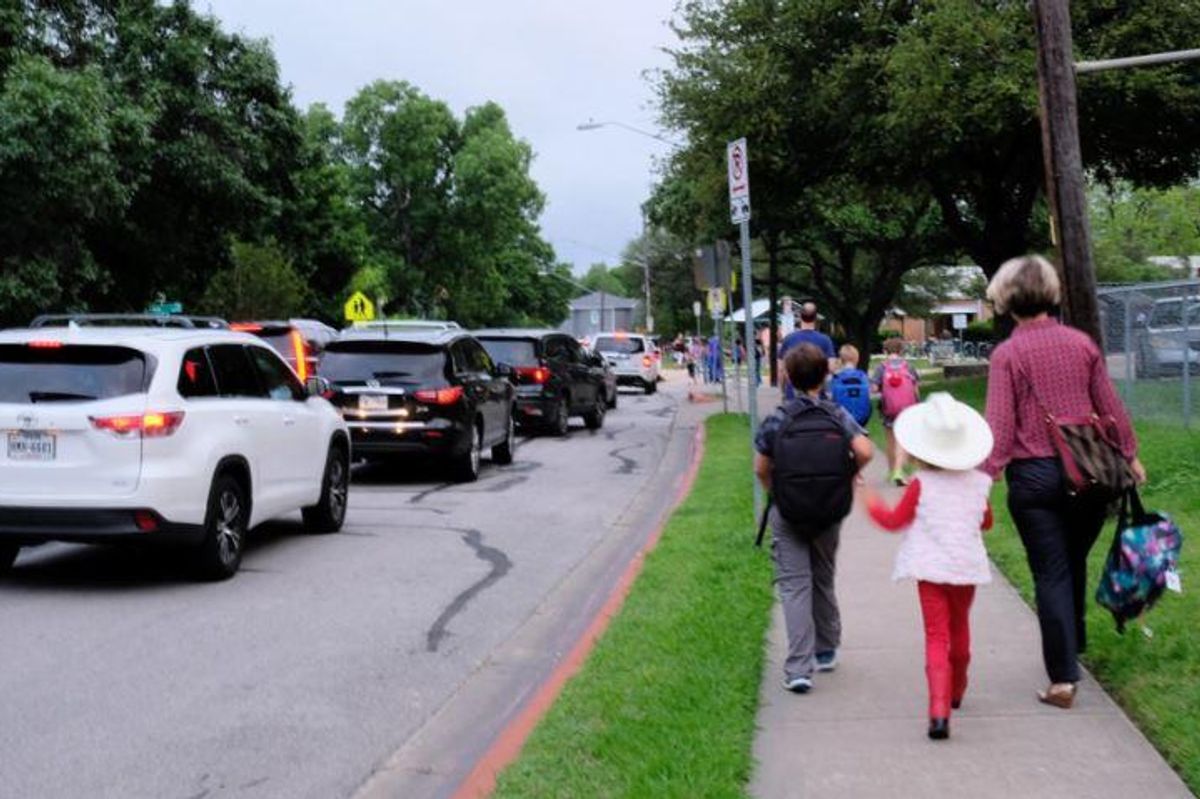 lateasha witherspoon, school drop-off, first day of school