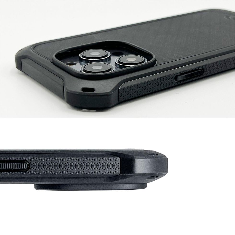 a photo of Catalyst Crux Case showing side and top views