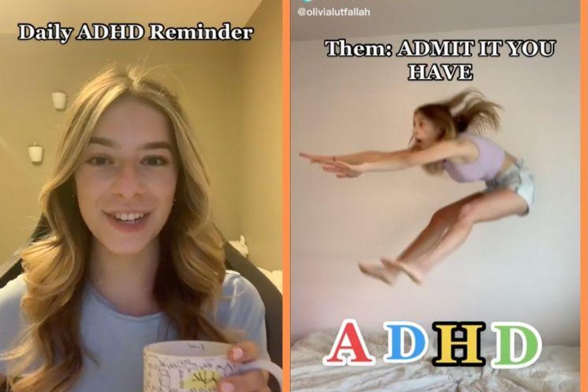 olivia lutfallah tiktok, adhd tiktok