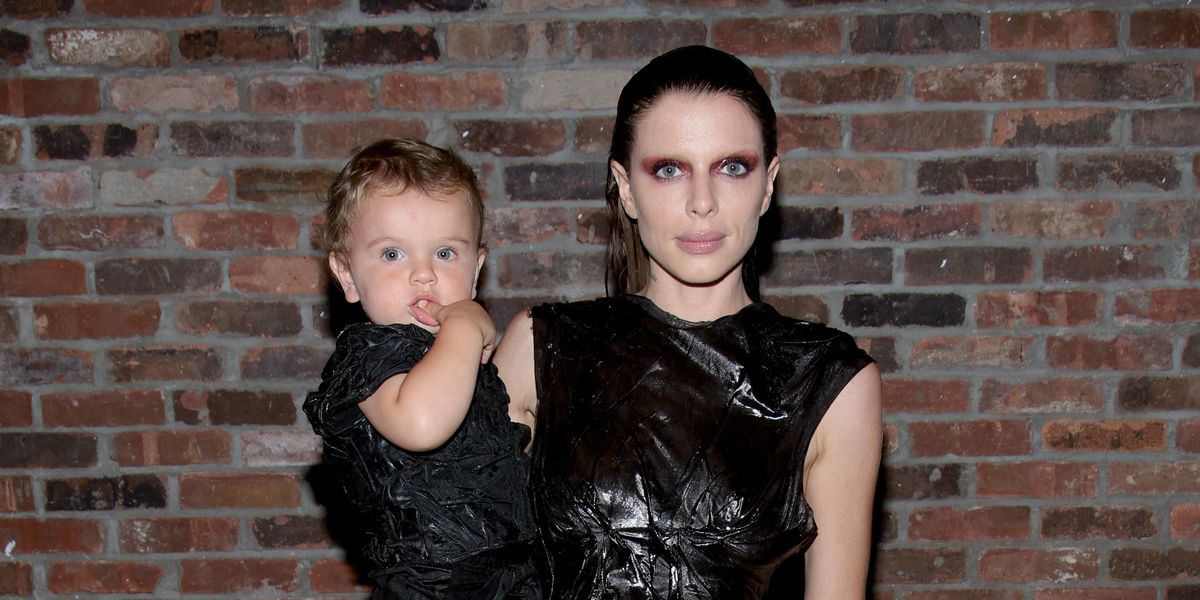 Julia Fox and Her Baby Wore Custom Elena Velez Looks to NYFW