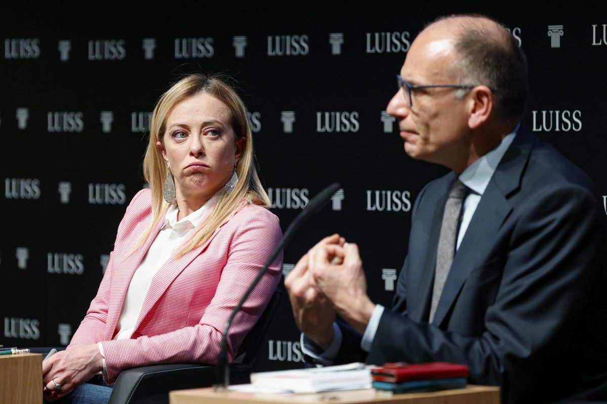 Se c’è la Meloni, Letta non abbaia al fascismo