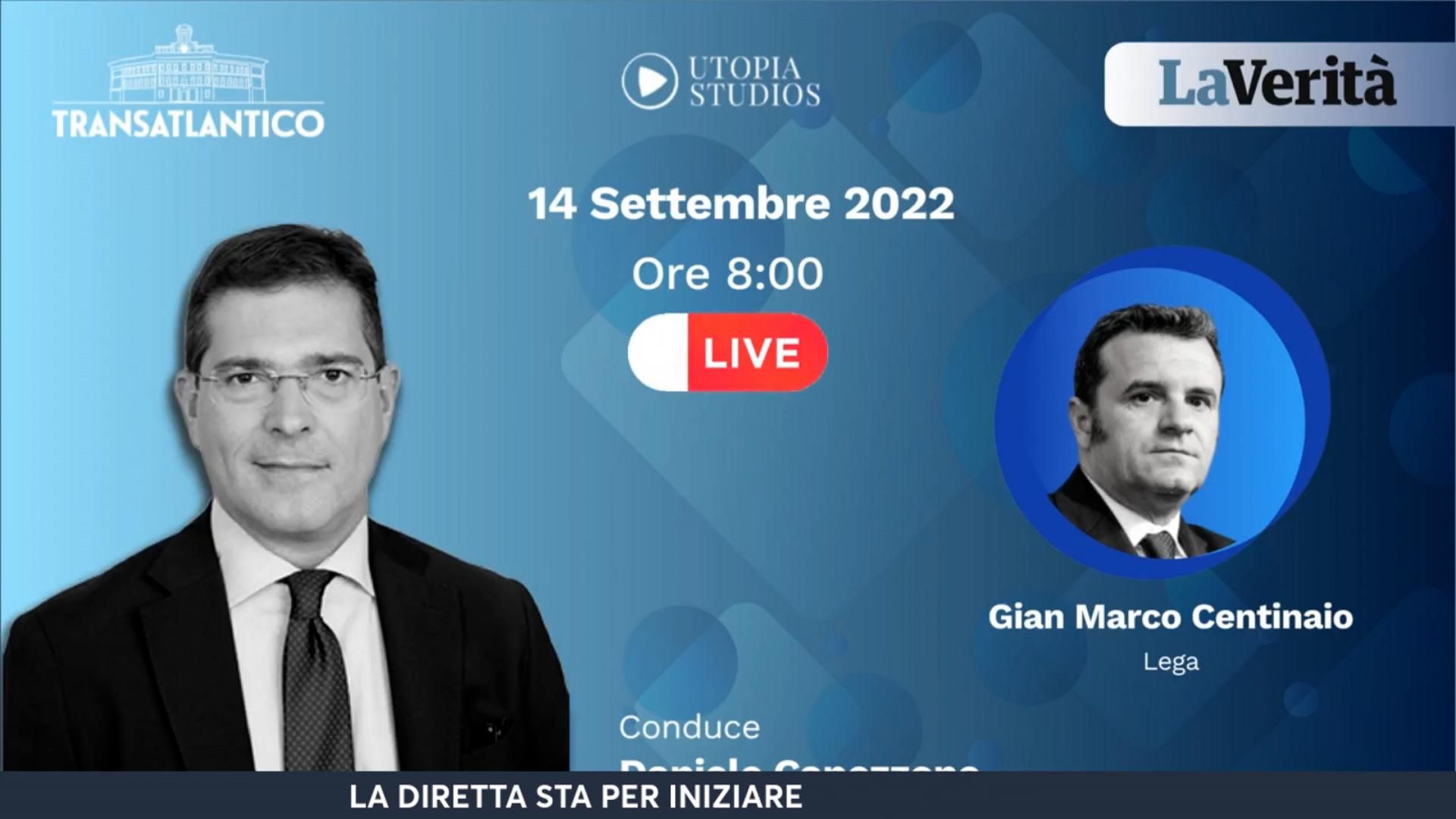 Centinaio a Transatlantico: «Azzeriamo l'Iva sui prodotti di prima necessità»