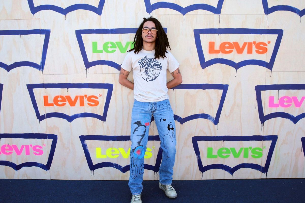 Luka Sabbat in Levi's Jeans