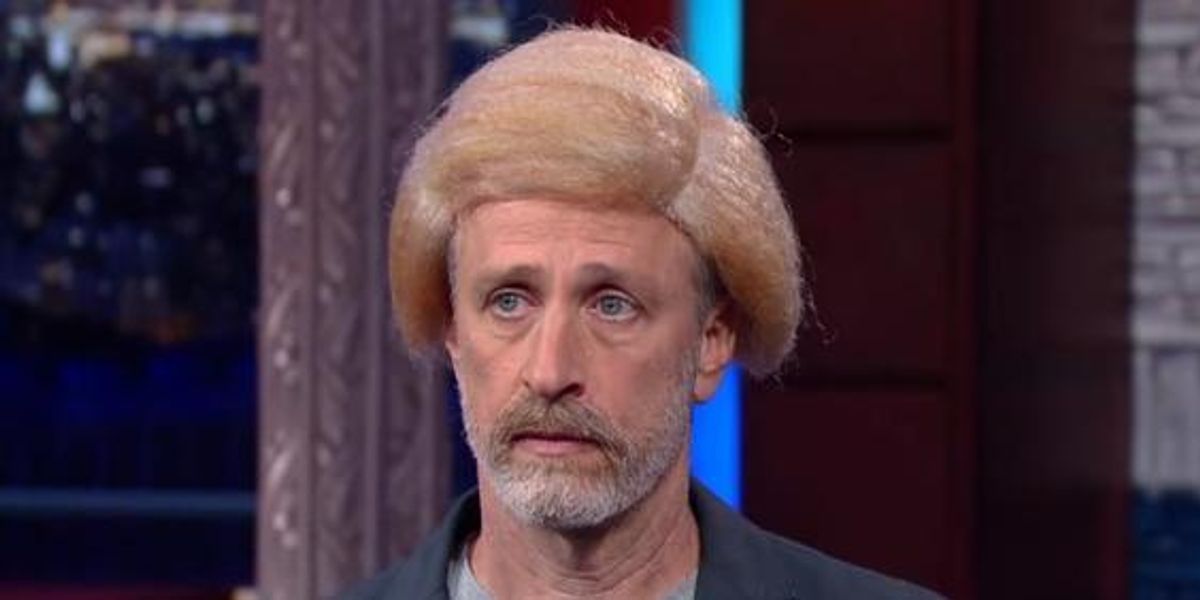 Watch Jon Stewart Impersonate Donald Trump On Stephen