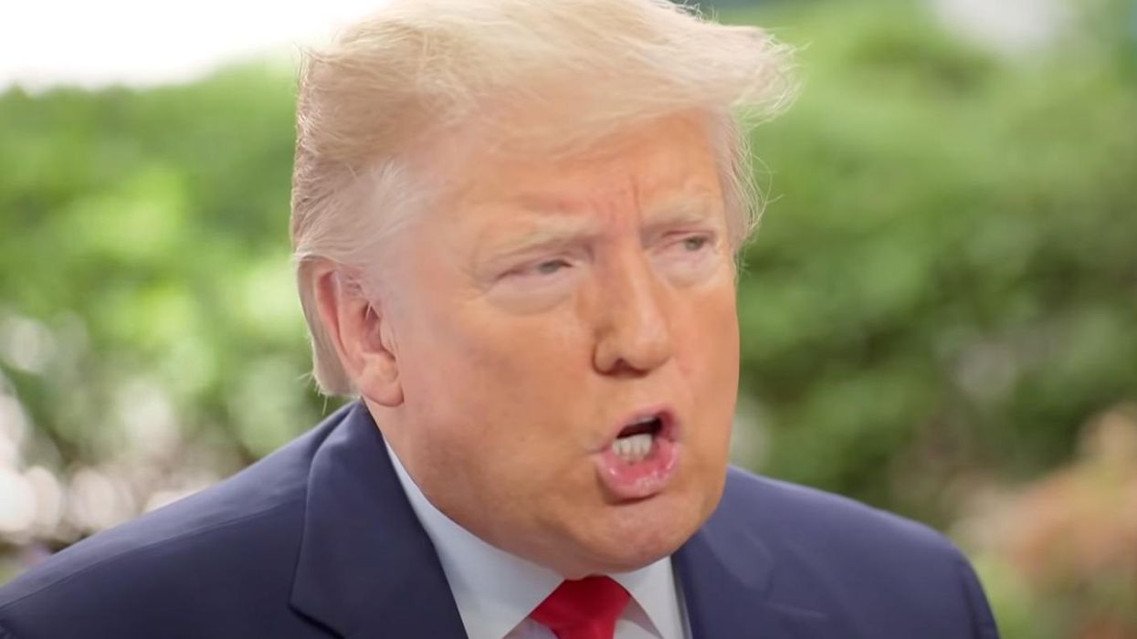 Sparse Trump Rally Crowd In Ohio Throws Up QAnon Salute