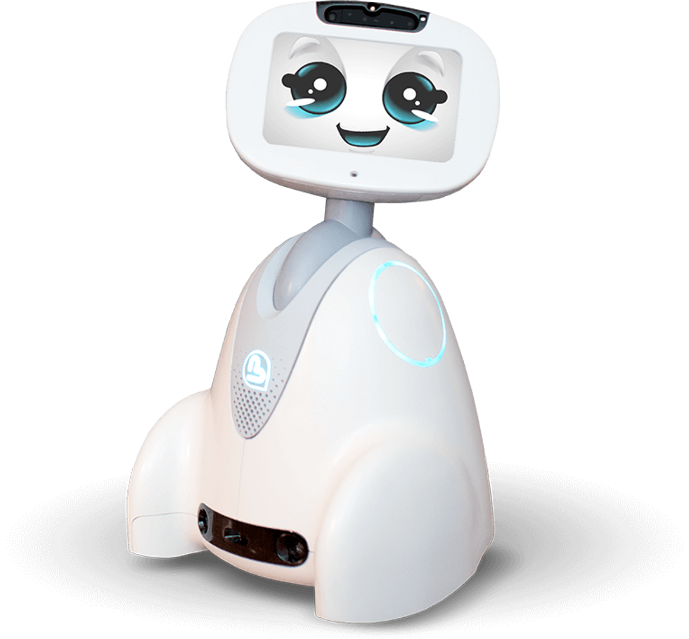 a photo of Buddy the emotional AI robot