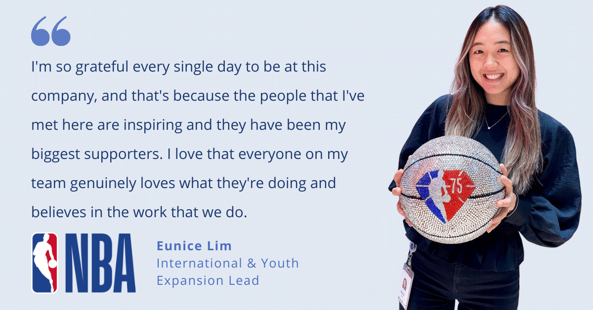 Basketball from Behind the Scenes: Insight from NBA's Eunice Lim