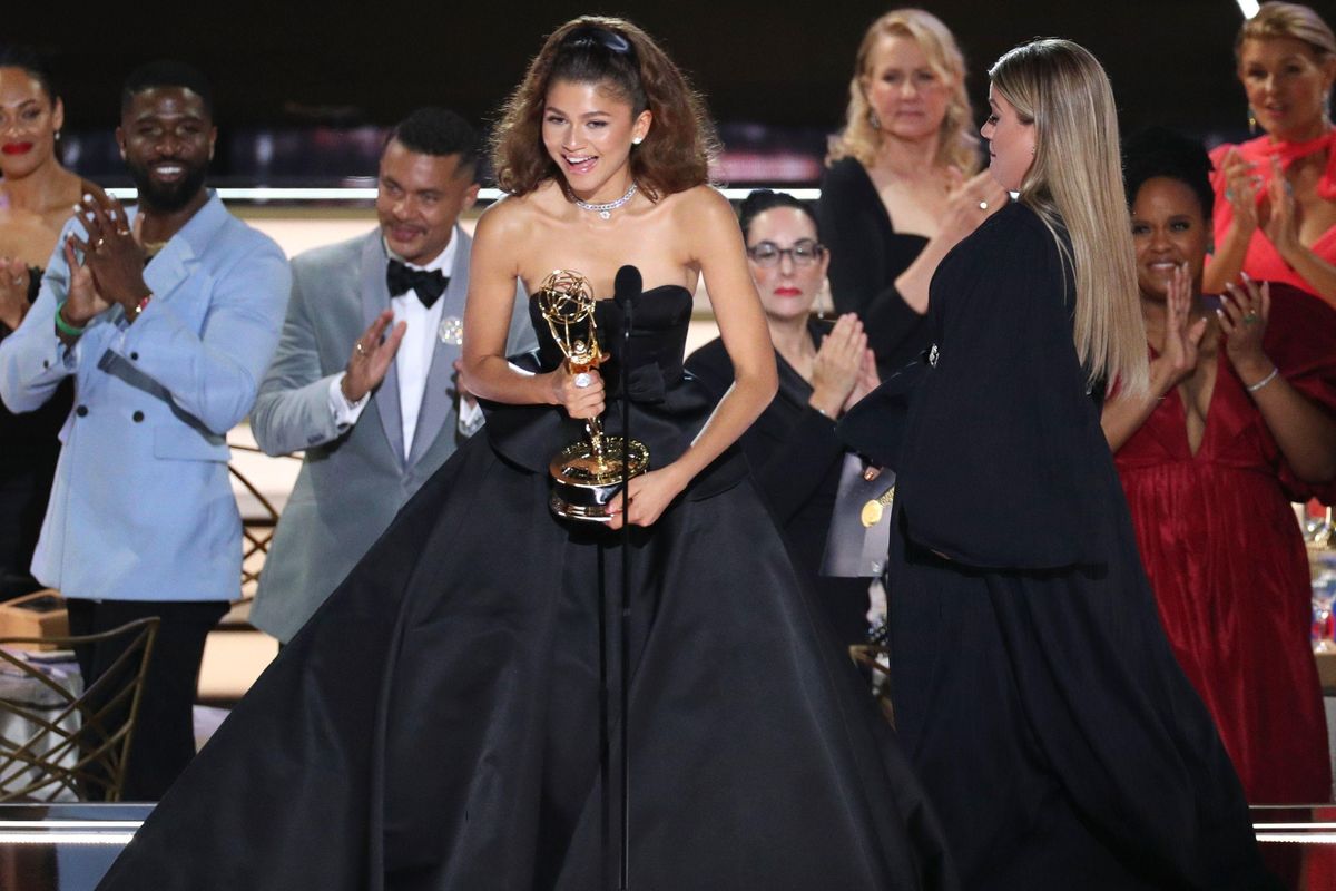 Zendaya at the Emmys 2022