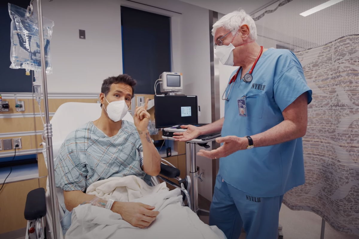ryan reynolds, colonoscopy, PSA, public service announcement, awareness, men's health, aging