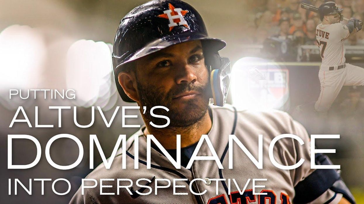 What we didn't expect to learn when examining Jose Altuve's dominance with Astros