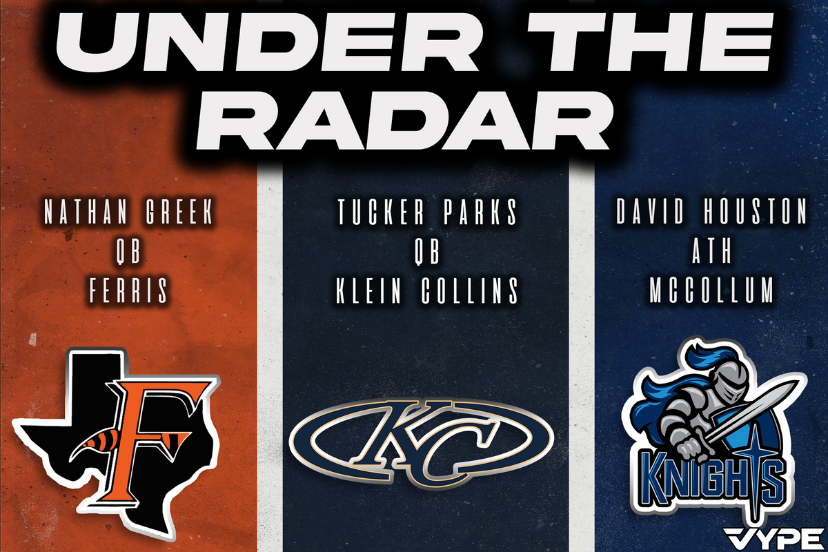 Under the Radar Athletes Friday 9/30/22: Nathan Greek, Tucker Parks, and David Houston