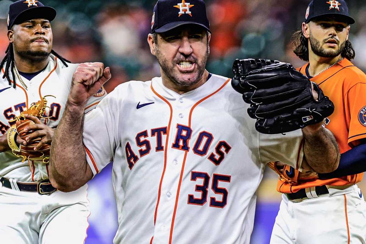 Astros Framber Valdez, Justin Verlander, Lance McCullers