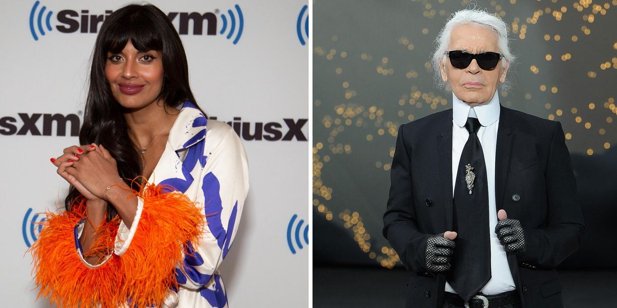 Jameela Jamil Criticizes 'Hateful' Karl Lagerfeld Met Gala Theme
