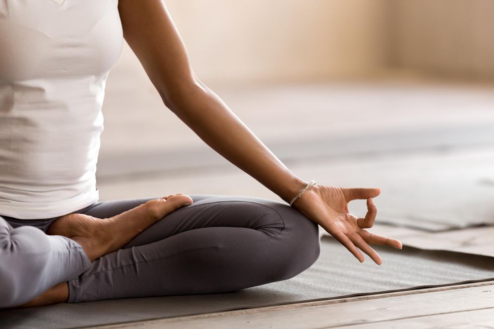 Black-woman-doing-yoga