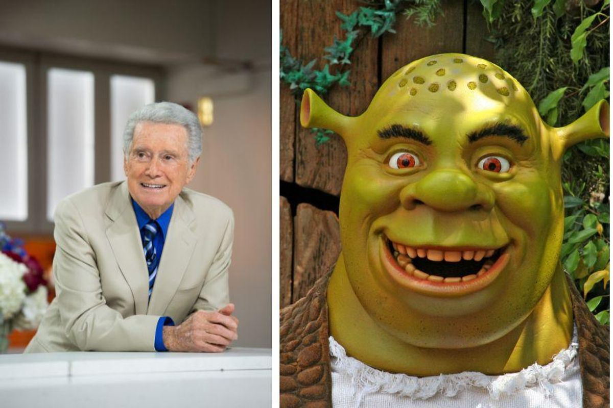 Unearthed clip of Regis Philbin dressed as Shrek on the 'Late Show' is a Halloween treat